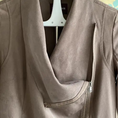 Vigoss  M taupe suede like jacket