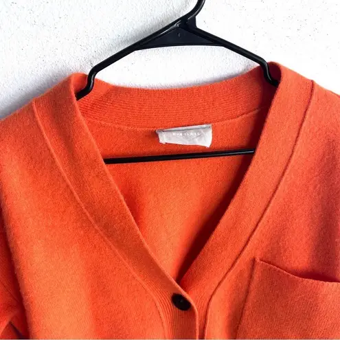 Everlane  Small Orange The Good Merino Wool Cardigan