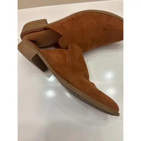 BC Born in California Mules Women's Size 7 Cognac Brown Slip On Shoes