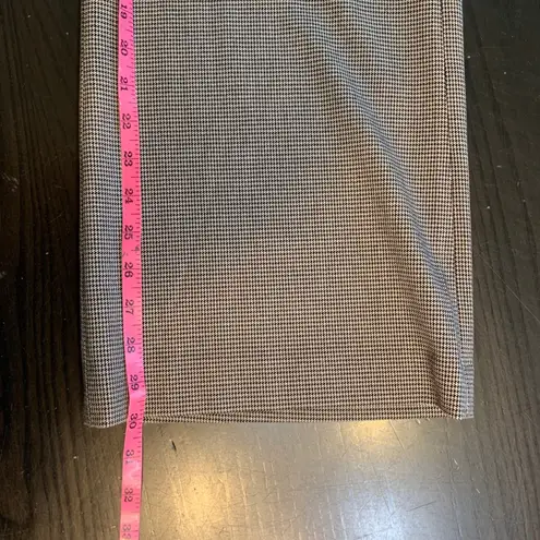 NYDJ Womens Houndstooth Ankle Bootcut Lift Tuck Dress Pants Size 12P Petite