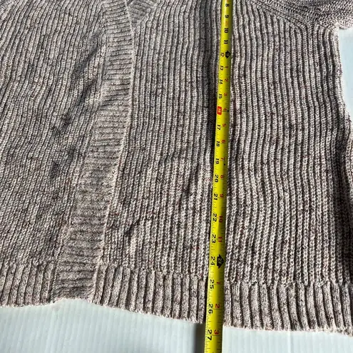 Retrology Plus Sz 2X Knit Pink Cardigan Sweater Open Stretch Drop Shoulders