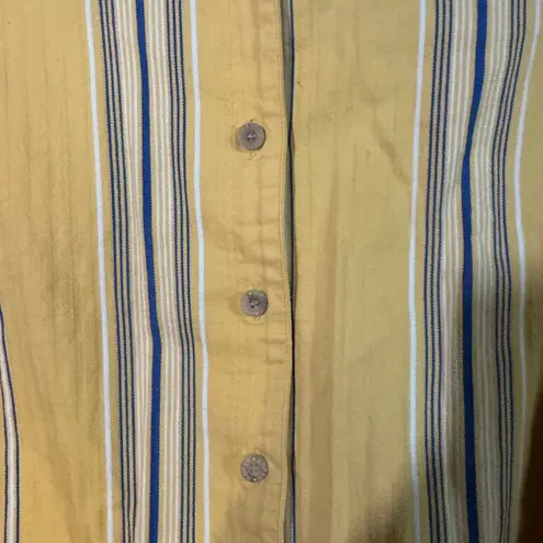 Vintage women’s roper western cropped button up collared long sleeve size medium Yellow