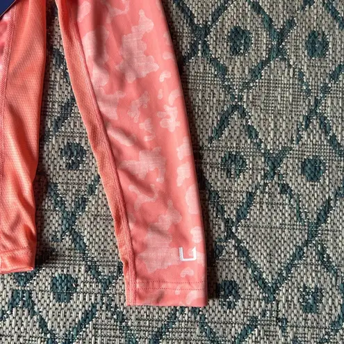 Huk Fishing Icon x Running Lakes Hoodie Quarter Zip Women’s Size Small NWT Pink