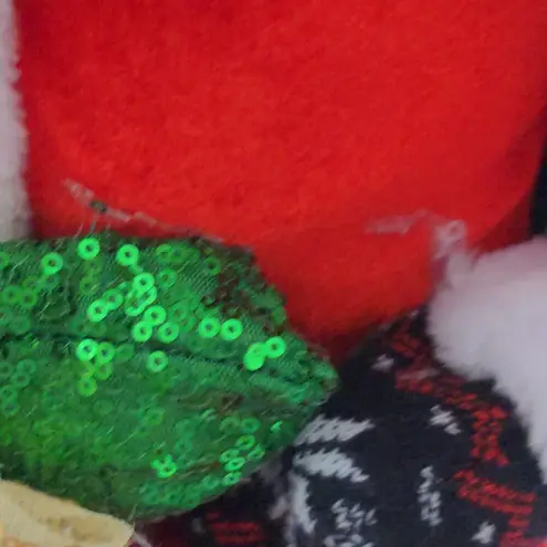 Holiday Time 3D Cool Santa Claus Ugly Christmas Sweater 1X (16W/18W)