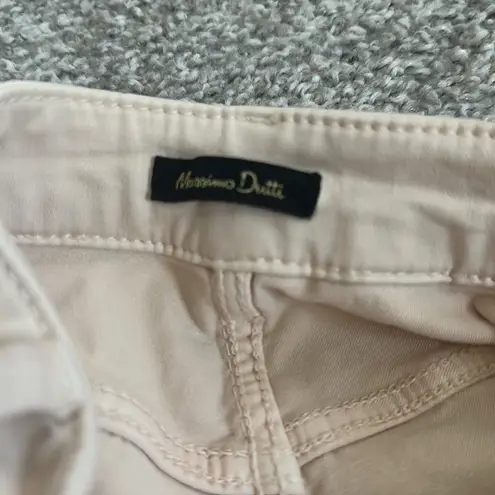 Massimo Dutti Massimo ditto cropped khaki jeans