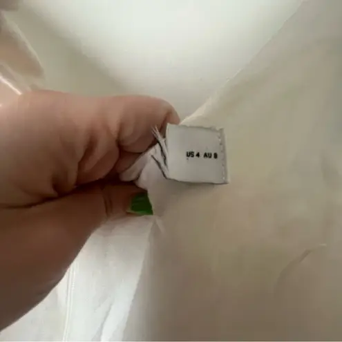 Petal and Pup White Apollo Twist Front Cut Out Midi Dress 4