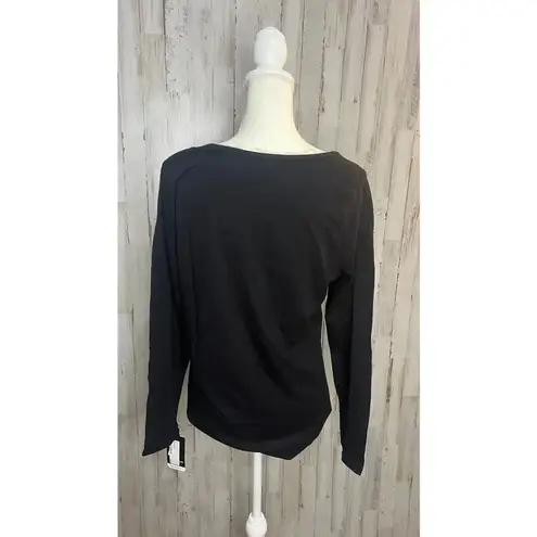 Nba NWT Utah Jazz Women's Long Sleeve Graphic T-Shirt Black Size Large Official