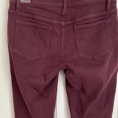 Lila Ryan Womens Super Skinny Denim Jeans Dark Purple Size 26