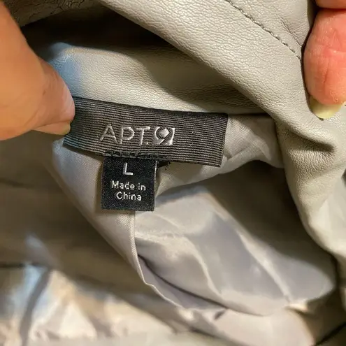 Apt. 9 Ap9 leather jacket