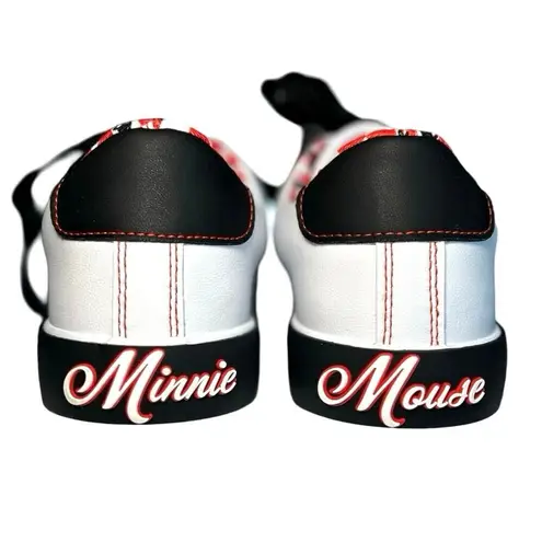 NWT Ground Up Women’s Minnie Mouse Lace Up Sneakers White Size 9