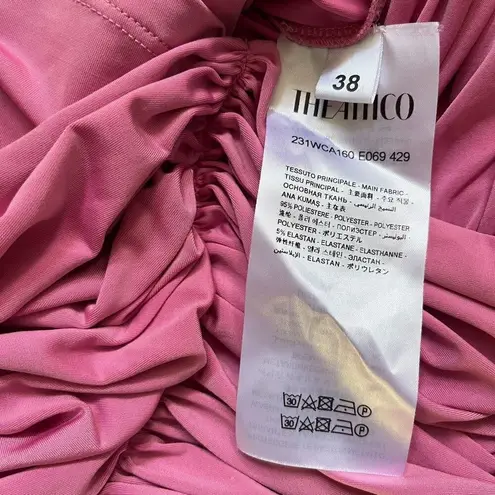 THE ATTICO Fran Mini Dress in Shocking Pink Size XS