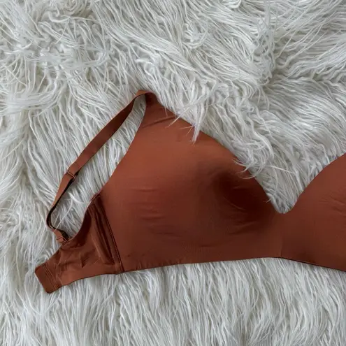 SKIMS Wireless Form T-shirt Bra Bronze Size 34DDDD