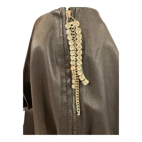 GRLFRND 100% Leather Skinny Pants, Medium