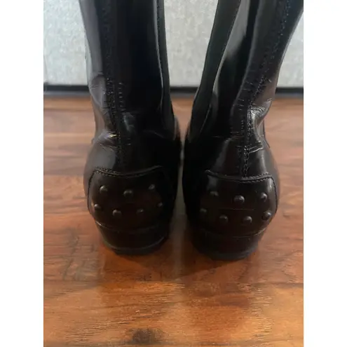 Tod's Black Leather Chelsea Boot COMFY Size 36 US 6 FALL WINTER Ankle Boots Shoe