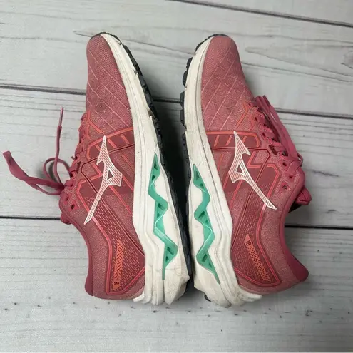 Mizuno Womens Wave Inspire 18 Running Shoes Rosette Snow White Women Sz 10 US