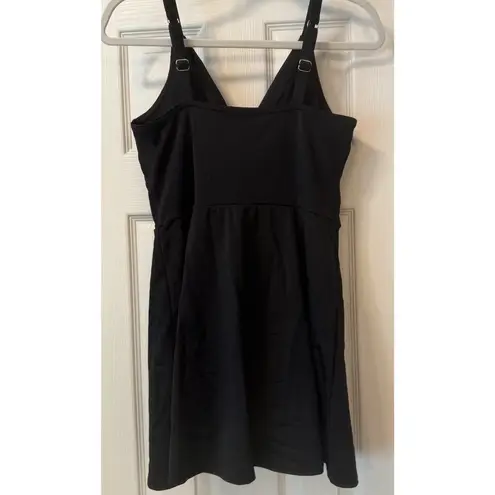 Lands End Swim Dress Women’s VNeck Tulip Wrap Sz MED (10