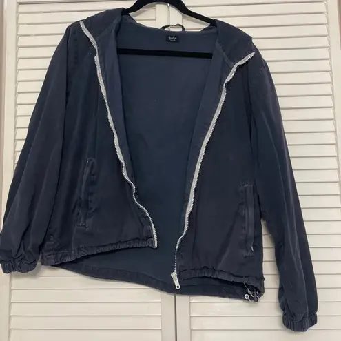 Brandy Melville Navy Blue John Galt Hoodie Jacket