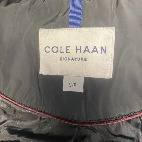 Cole Haan  Signature Asymmetrical Pillow-Collar Down Puffer Coat size Small (c2)