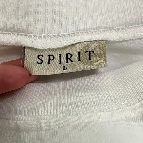 Spirit Jersey Shirt Unisex Large White Smithsonian Washington D.C. Stripe Star L