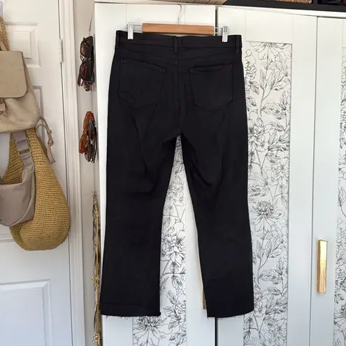 L'Agence L’agence Kendra high rise coated jeans raw hem