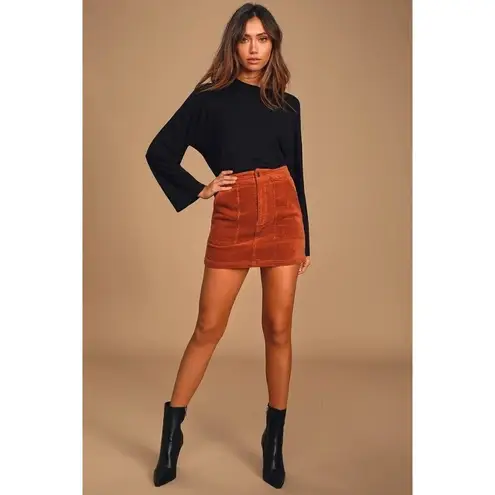 Lulus Mercurio Black Loose Ribbed Drop Shoulder Long Sleeve Top Size S