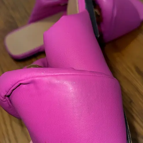 JW Anderson Chain Leather Sandal in fuchsia Barbie pink size 36.5 leather gold