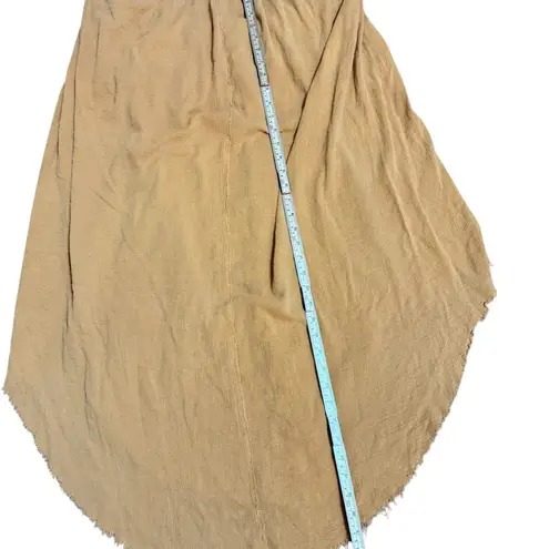 Urban Renewal by UO Raw Hem Slip Dress Mustard Yellow Sustainably Chic Sz M