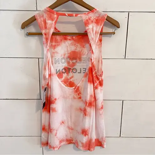 Peloton Flow Double Twist Back Tie Dye Tank Top. Size Small. NWT