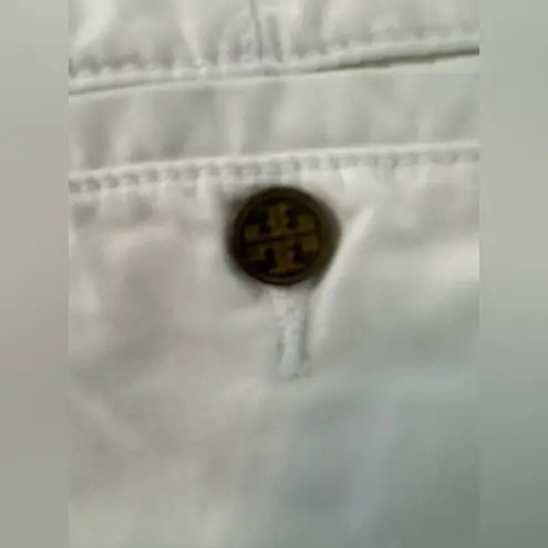 Tory Burch  White Chino Ankle Length Pants Mid Rise Size 27 *Read - Image 3
