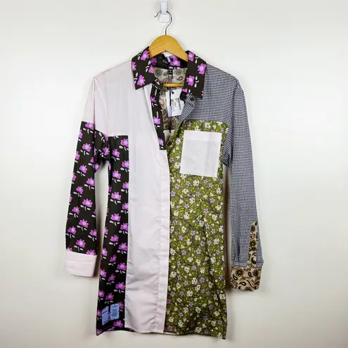 Alexander McQueen NWT No. 9 by Shirtdress Sz XS | Floral Colorful Designer