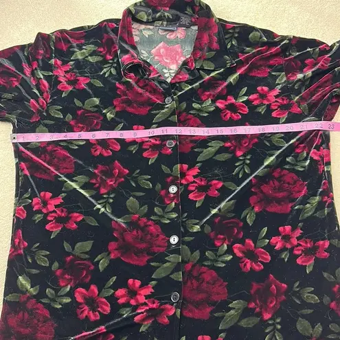 Laura Scott : Vintage Floral Velvet Jacket