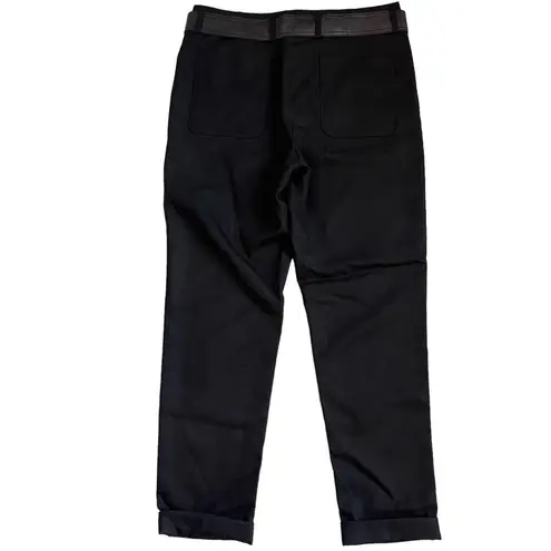 Akris Punto  Fallon Lambskin Wool Pant Black  US Size‎ 6  UK Size 10