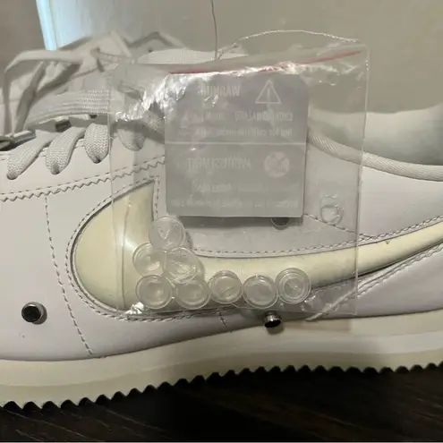 Nike  Cortez sea glass white translucent walking fashion sneakers NWT size 8W