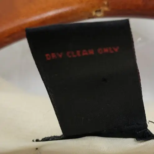 OS LAB Womens Jacket Size Small Cream Collared Long Sleeve Flare Cardigan - Image 5