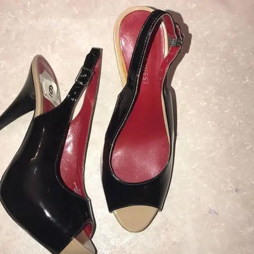 Nine West  heals Black/red Bottom heels 6