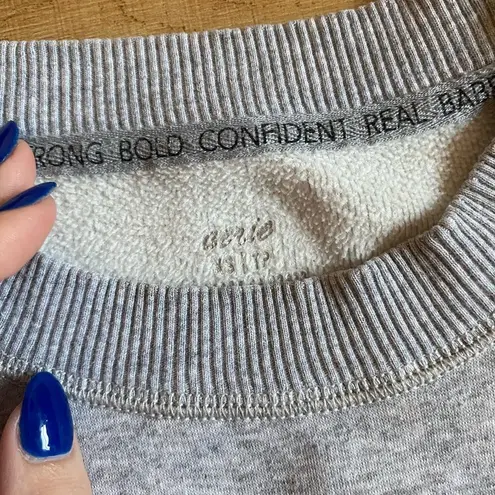 Aerie  size extra small grey pullover fleece sweatshirt comfy athlesiure