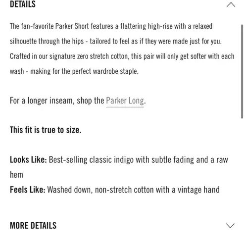 AGOLDE  PARKER HIGH WAISTED BUTTON FLY DISTRESSED DENIM SHORTS SZ 28