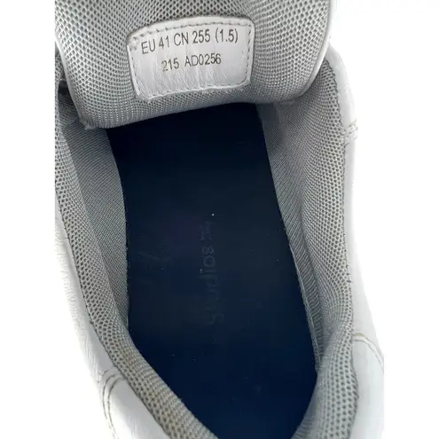 Acne Studios White Velcro Face Double Strap Low Top Sneakers