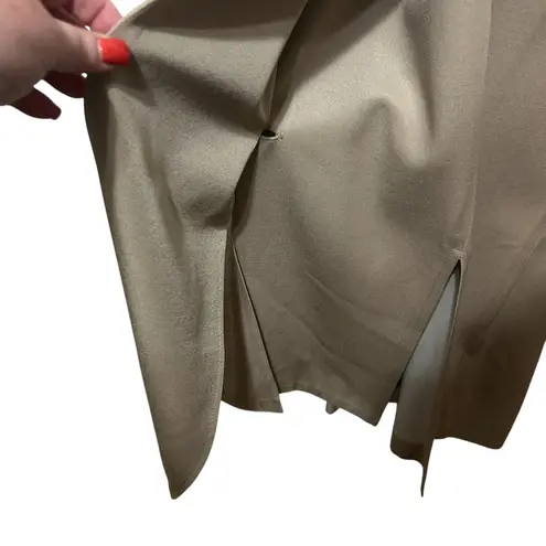 Danny & Nicole VTG Double Breasted Sheath Dress Beige 14 Career Profession 90s