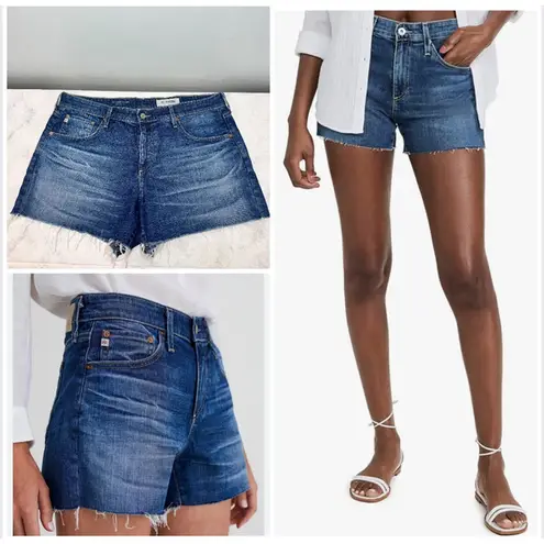 AG Adriano Goldschmied Women's  Hailey Denim Cut Off Shorts Size 32 Blue