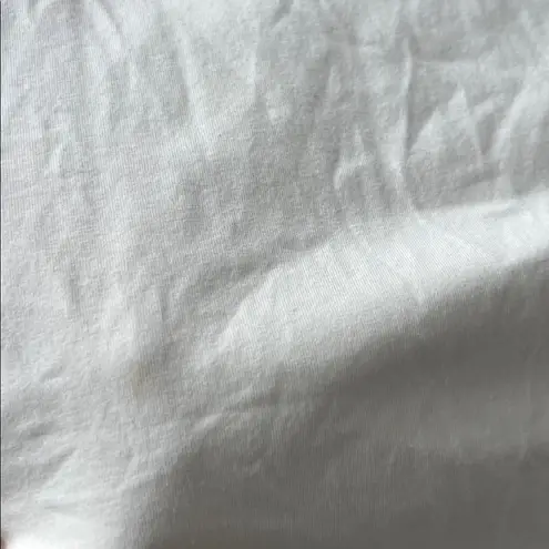 Hyacinth House x Tuckernuck Blue Floral Mollie Short Sleeve Blouse Cotton XL White