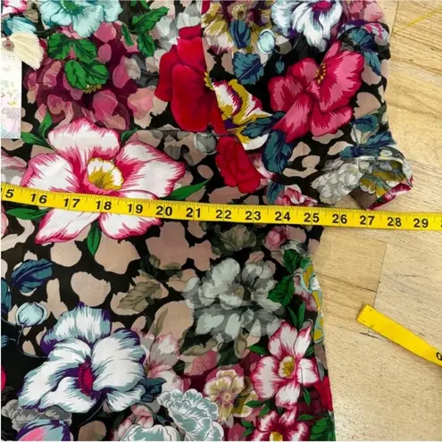 Johnny Was 100% silk floral pajama set NWT