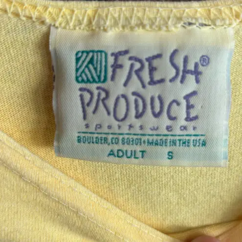 Fresh Produce Womens Yellow Casual Dress Size S Scoop Neck