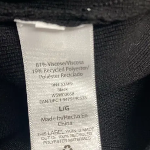 FREE ASSEMBLY Boxy Cropped Sweater Black Women’s Large Black