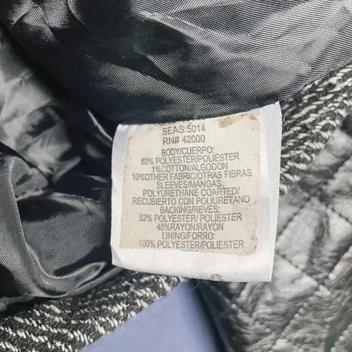 Route 66 Faux Leather Tweed Moto Jacket