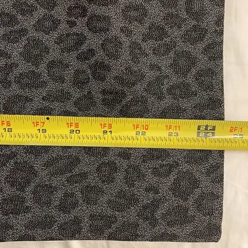 Bicci Florine Wachter Vintage Gray Animal Print Skirt Jacket Suit Womens Size 10