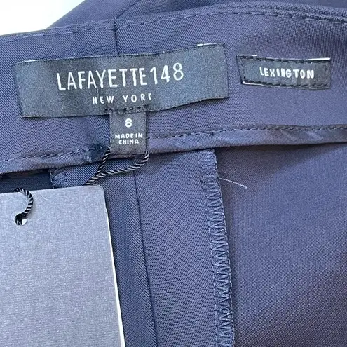Lafayette 148 NWT Women’s Jodhpur Cloth Lexington Cropped Pants Navy Blue Size 8