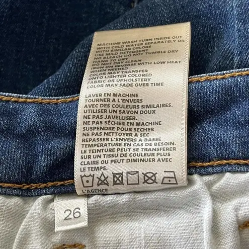 L'Agence L’Agence SZ 26 Margot Skinny Jeans High-Rise Stretch Pockets Laguna Wash Blue