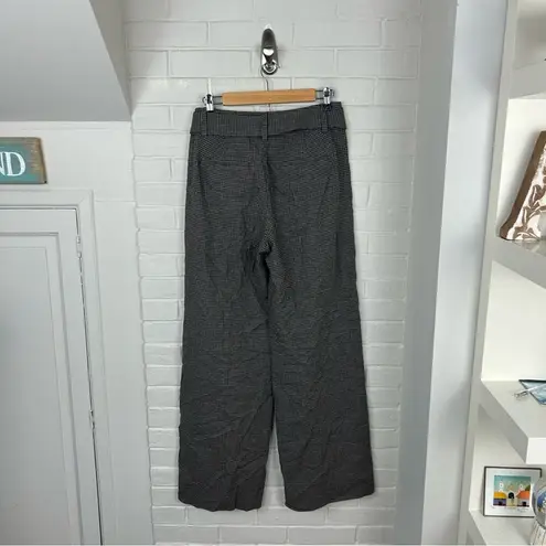 Banana Republic Wool Blend Plaid Wide Leg Flannel Pant Size 4