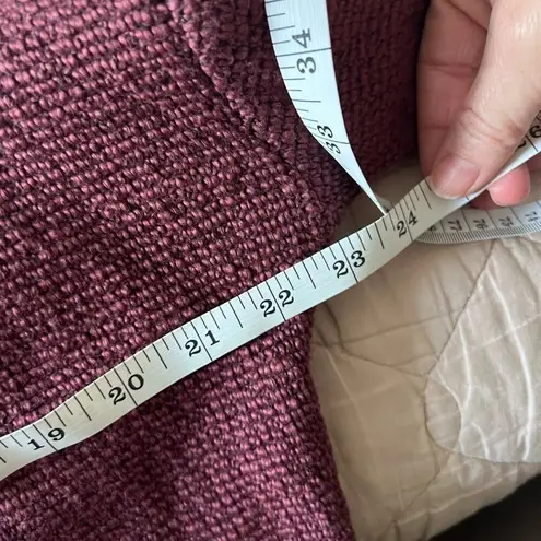 Sweaty Betty Boucle Funnel Neck Sweatshirt in Black Cherry NWT Small size 6